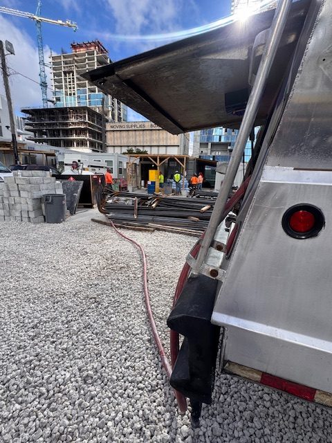 Heavy equipment fuel delivery Miami